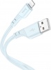 Фото товара Кабель USB -> Lightning Hoco X97 Crystal 1 м Light Blue (6931474799807)