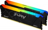 Фото Модуль памяти Kingston Fury DDR4 16GB 2x8GB 3200MHz Beast RGB (KF432C16BB2AK2/16)