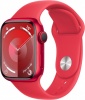 Фото товара Смарт-часы Apple Watch Series 9 41mm GPS Product Red Aluminium/Product Red Sport Band S/M (MRXG3)