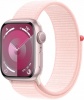 Фото товара Смарт-часы Apple Watch Series 9 41mm GPS Pink Aluminium/Light Pink Sport Loop (MR953)