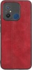 Фото товара Чехол для Xiaomi Redmi 12C/Poco С55 Cosmic Leather Case Red (CoLeathXR12cRed)
