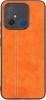 Фото товара Чехол для Xiaomi Redmi 12C/Poco С55 Cosmic Leather Case Orange (CoLeathXR12cOrange)