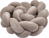 Фото товара Бампер для кроватки Twins косичка 3-х 120 см Pastel Grey (2020-K3-120P-10)