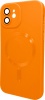 Фото товара Чехол для iPhone 12 Cosmic Frame MagSafe Color Orange (FrMgColiP12Orange)