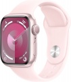 Фото Смарт-часы Apple Watch Series 9 41mm GPS Pink Aluminium/Light Pink Sport Band S/M (MR933QP/A)