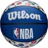 Фото товара Мяч баскетбольный Wilson NBA All Team BSKT RWB size 7 (WTB1301XBNBA)