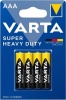 Фото товара Батарейки Varta Super Heavy Duty AAA/R03 BL 4 шт.