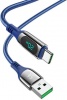 Фото товара Кабель USB -> Type C Hoco S51 1.2 м Blue (6931474749246)