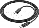 Фото Кабель USB Type C -> Type C Hoco X88 Gratified 60W 1 м Black (6931474783363)