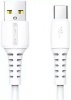 Фото товара Кабель USB -> micro-USB Jellico B6 1м 3.1A White
