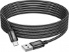 Фото товара Кабель USB -> micro-USB Hoco X91 Radiance 3 м Black (6931474788719)