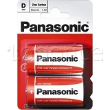 Фото Батарейки Panasonic Red Zinc R20REL/2BPR D/LR20 BL 2 шт.