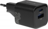 Фото товара Сетевое З/У Proove Silicone Power Plus 20W Type-C + USB Black WCSP2011001 (6901111950403)