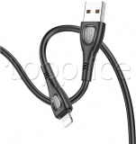 Фото Кабель USB -> Lightning Borofone BX98 1 м Black (BX98LB)