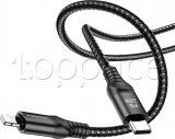 Фото Кабель USB Type-C -> Lightning Borofone BX56 Delightful 1 м Black (BX56CLB)