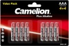 Фото товара Батарейки Camelion Plus Alkaline AAA LR03 (LR03-BP8) 4+4 шт.