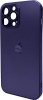 Фото товара Чехол для iPhone 12 Pro Max AG Glass Matt Frame Color Deep Purple (AGMattFrameiP12PMPurple)