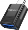 Фото товара Адаптер OTG USB Type C -> USB3.0 Borofone BV18 Black (BV18C)