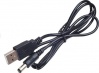 Фото товара Кабель USB -> DC 5.5 х 2.1 мм Dynamode 1м Black (DM-USB-DC-5.5x2.1mm)