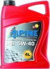 Фото товара Моторное масло Alpine RSi 5W-40 4л