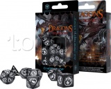 Фото Набор кубиков для настольных игр Q-Workshop Dragons Black White (SDRA05)