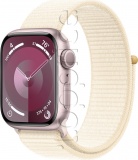 Фото Смарт-часы Apple Watch Series 9 41mm GPS Pink Aluminium/Starlight Sport Loop (MR9N3+MT553)