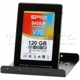 Фото SSD-накопитель 2.5" SATA 120GB Silicon Power V70 (SP120GBSS3V70S25)