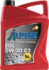 Фото товара Моторное масло Alpine RSL С1 5W-30 5л
