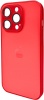 Фото товара Чехол для iPhone 15 Pro AG Glass Matt Frame Color Coke Red (AGMattFrameiP15PRed)