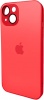 Фото товара Чехол для iPhone 15 AG Glass Matt Frame Color Coke Red (AGMattFrameiP15Red)