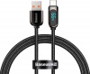 Фото товара Кабель USB -> Type C Baseus Display Fast Charging 66W 1м Black (CASX020001)