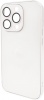 Фото товара Чехол для iPhone 15 Pro AG Glass Matt Frame Color Pearly White (AGMattFrameiP15PWhite)