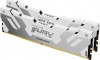 Фото товара Модуль памяти Kingston Fury DDR5 32GB 2x16GB 6400MHz Renegade White (KF564C32RWK2-32)