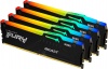 Фото товара Модуль памяти Kingston Fury DDR5 128GB 4x32GB 5200MHz Beast RGB (KF552C40BBAK4-128)