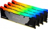 Фото товара Модуль памяти Kingston Fury DDR4 128GB 4x32GB 3600MHz Renegade RGB (KF436C18RB2AK4/128)