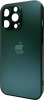 Фото товара Чехол для iPhone 12 Pro AG Glass Matt Frame Color Logo Cangling Green (AGMattFrameiP12PGreen)