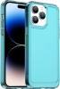 Фото товара Чехол для iPhone 15 Pro Max Cosmic Clear Color Transparent/Blue (ClearColori15PMTrBlue)