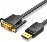 Фото Кабель DisplayPort -> DVI-D Vention 1.5 м Black (HAFBG)