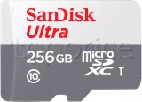Фото Карта памяти micro SDXC 256GB SanDisk Ultra UHS-I (SDSQUNR-256G-GN3MN)