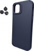 Фото товара Чехол для iPhone 12/12 Pro Cosmic Silky Cam Protect Deep Blue (CoSiiP12DeepBlue)