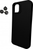 Фото товара Чехол для iPhone 12/12 Pro Cosmic Silky Cam Protect Black (CoSiiP12Black)