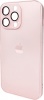 Фото товара Чехол для iPhone 15 Pro Max AG Glass Matt Frame Color Chanel Pink (AGMattFrameiP15PMPink)