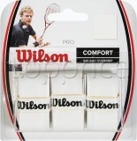 Фото Обмотка для теннисных ракеток Wilson Profile Overgrip White 3 шт. (WRZ4025)