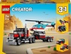 Фото товара Конструктор LEGO Creator Бортовой грузовик с вертолетом (31146)