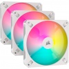 Фото товара Набор вентиляторов Corsair iCUE AR120 Digital RGB PWM Triple Pack White (CO-9050169-WW)