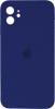 Фото товара Чехол для iPhone 12 Silicone Full Case AA Camera Protect 39 Navy Blue (FullAAi12-39)