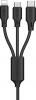 Фото товара Кабель USB -> Lightning/micro-USB/CM WK 1.15 м Black (WDC-103th)