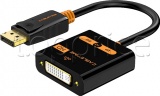 Фото Адаптер DisplayPort -> DVI Cabletime Black (CP24B)