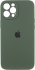 Фото товара Чехол для iPhone 12 Pro Silicone Full Case AA Camera Protect 40 Atrovirens (FullAAi12P-40)