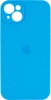 Фото товара Чехол для iPhone 15 Silicone Full Case AA Camera Protect 44 Light Blue (FullAAi15-44)